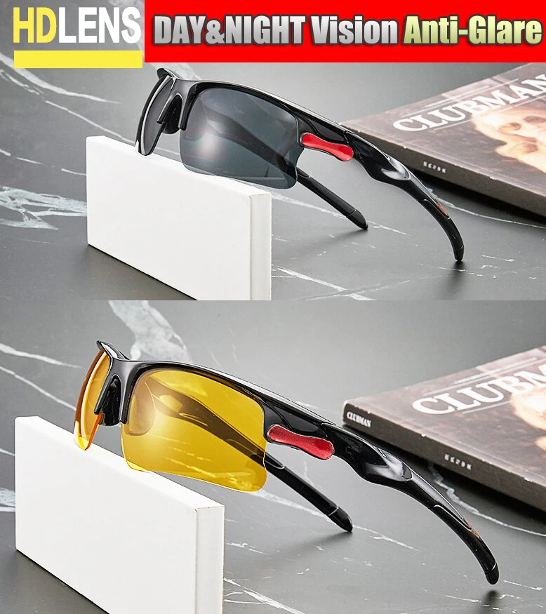 HD Sunglass Day&Night Vision Antiglare Driving Sunglasses Tac Sports Sunglasses